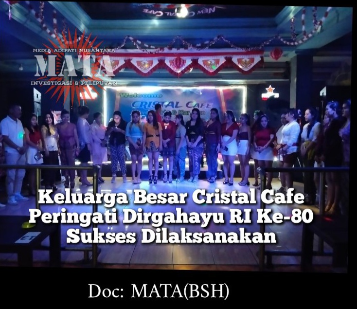 Keluarga Besar Cristal Cafe Peringati Dirgahayu RI Ke-80 Sukses Dilaksanakan
