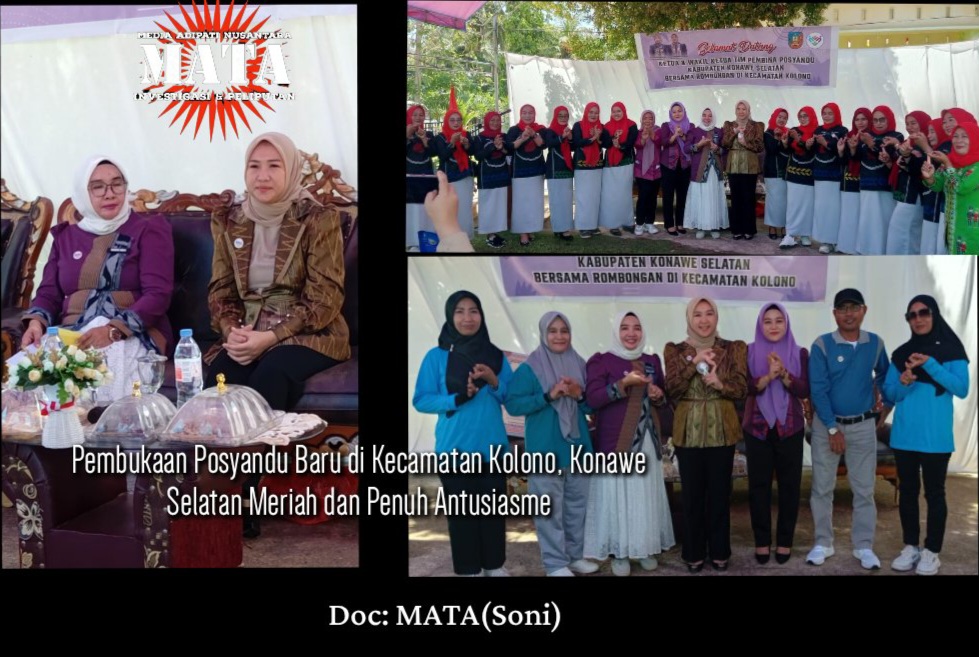 Pembukaan Posyandu Baru di Kecamatan Kolono, Konawe Selatan Meriah dan Penuh Antusiasme