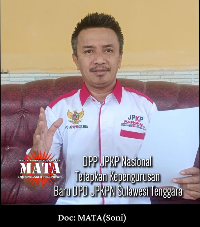 DPP JPKP Nasional Tetapkan Kepengurusan Baru DPD JPKPN Sulawesi Tenggara