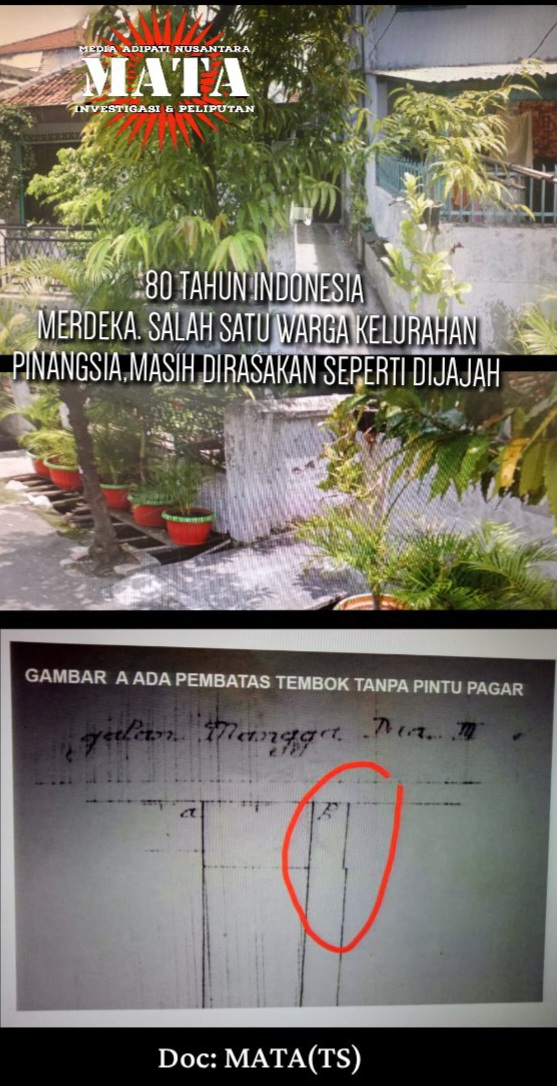 80 TAHUN INDONESIA MERDEKA. SALAH SATU WARGA KELURAHAN PINANGSIA,MASIH DIRASAKAN SEPERTI DIJAJAH