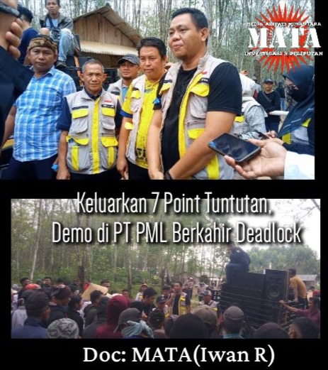 Keluarkan 7 Point Tuntutan, Demo di PT PML Berkahir Deadlock