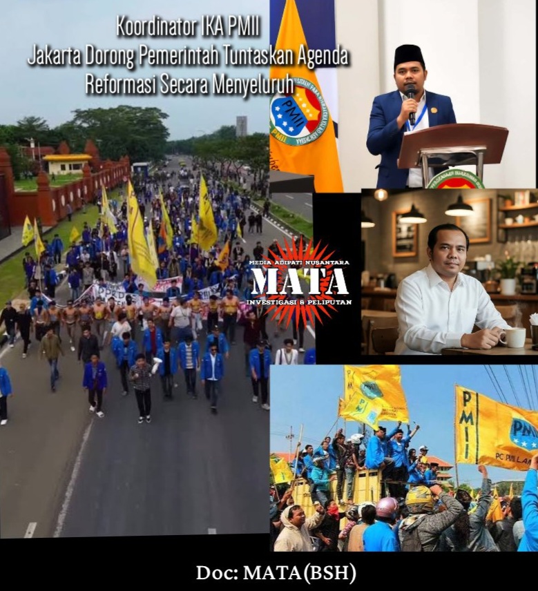 Koordinator IKA PMII Jakarta Dorong Pemerintah Tuntaskan Agenda Reformasi Secara Menyeluruh