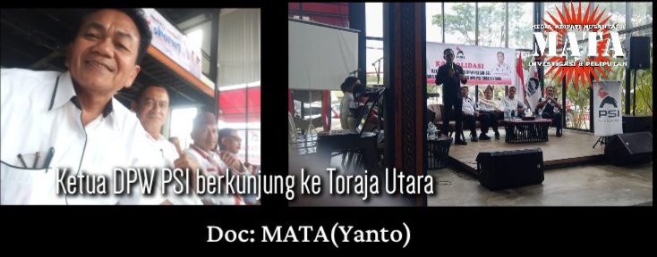 Ketua DPW PSI berkunjung ke Toraja Utara
