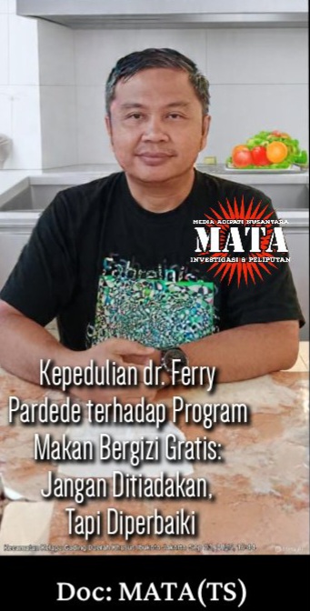 Kepedulian dr. Ferry Pardede terhadap Program Makan Bergizi Gratis: Jangan Ditiadakan, Tapi Diperbaiki