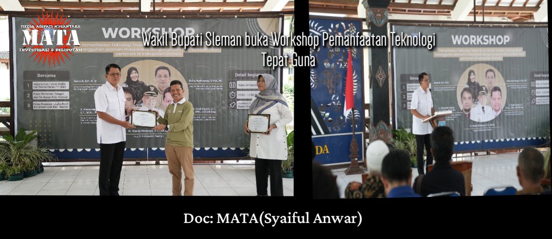 Wakil Bupati Sleman buka Workshop Pemanfaatan Teknologi Tepat Guna