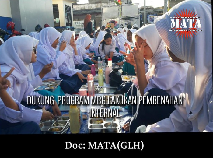 DUKUNG  PROGRAM MBG LAKUKAN PEMBENAHAN INTERNAL