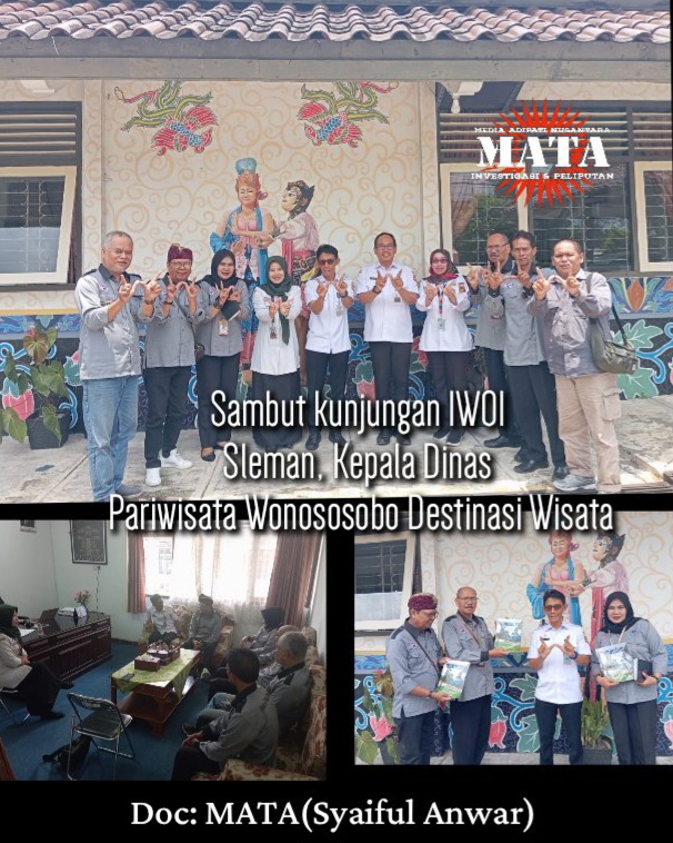 Sambut kunjungan IWOI Sleman, Kepala Dinas Pariwisata Wonososobo Destinasi Wisata
