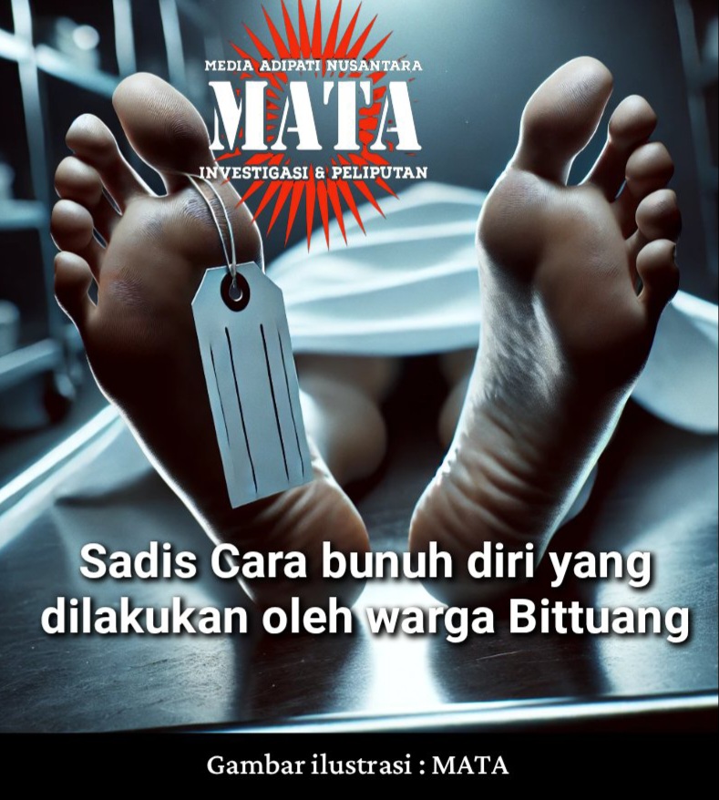 Sadis Cara bunuh diri yang dilakukan oleh warga Bittuang