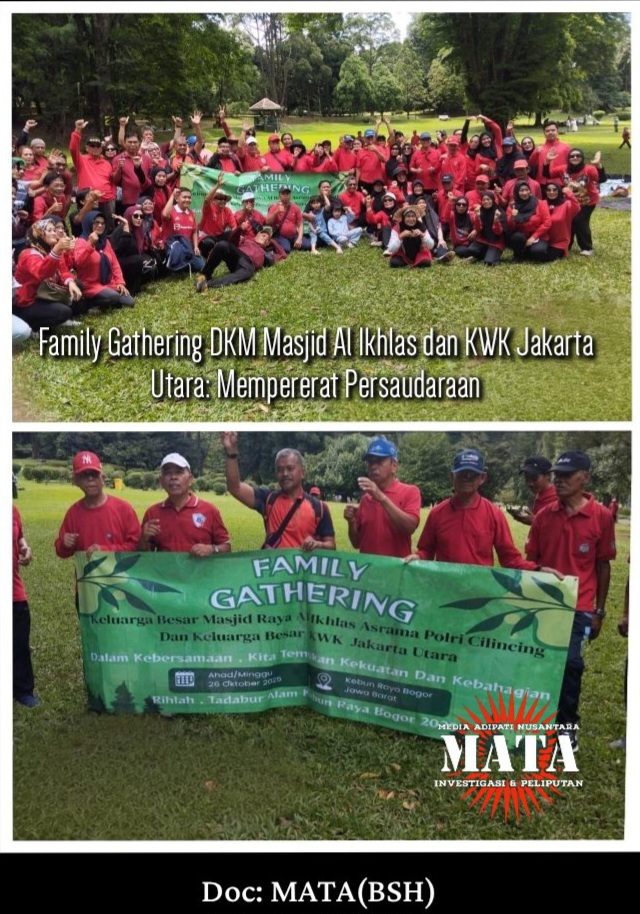 Family Gathering DKM Masjid Al Ikhlas dan KWK Jakarta Utara: Mempererat Persaudaraan