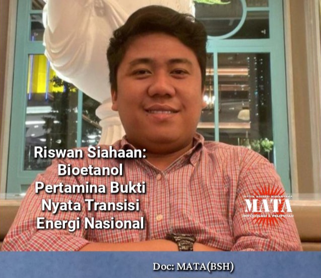 Riswan Siahaan: Bioetanol Pertamina Bukti Nyata Transisi Energi Nasional