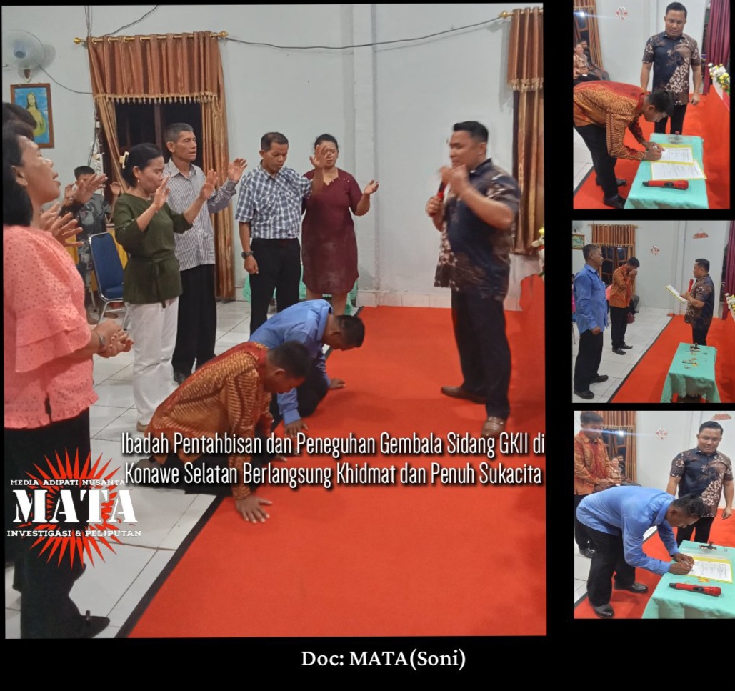 Ibadah Pentahbisan dan Peneguhan Gembala Sidang GKII di Konawe Selatan Berlangsung Khidmat dan Penuh Sukacita