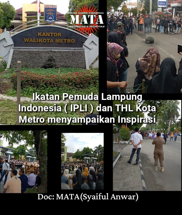 Ikatan Pemuda Lampung Indonesia ( IPLI ) dan THL Kota Metro menyampaikan Inspirasi
