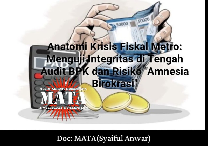 Anatomi Krisis Fiskal Metro: Menguji Integritas di Tengah Audit BPK dan Risiko “Amnesia Birokrasi”