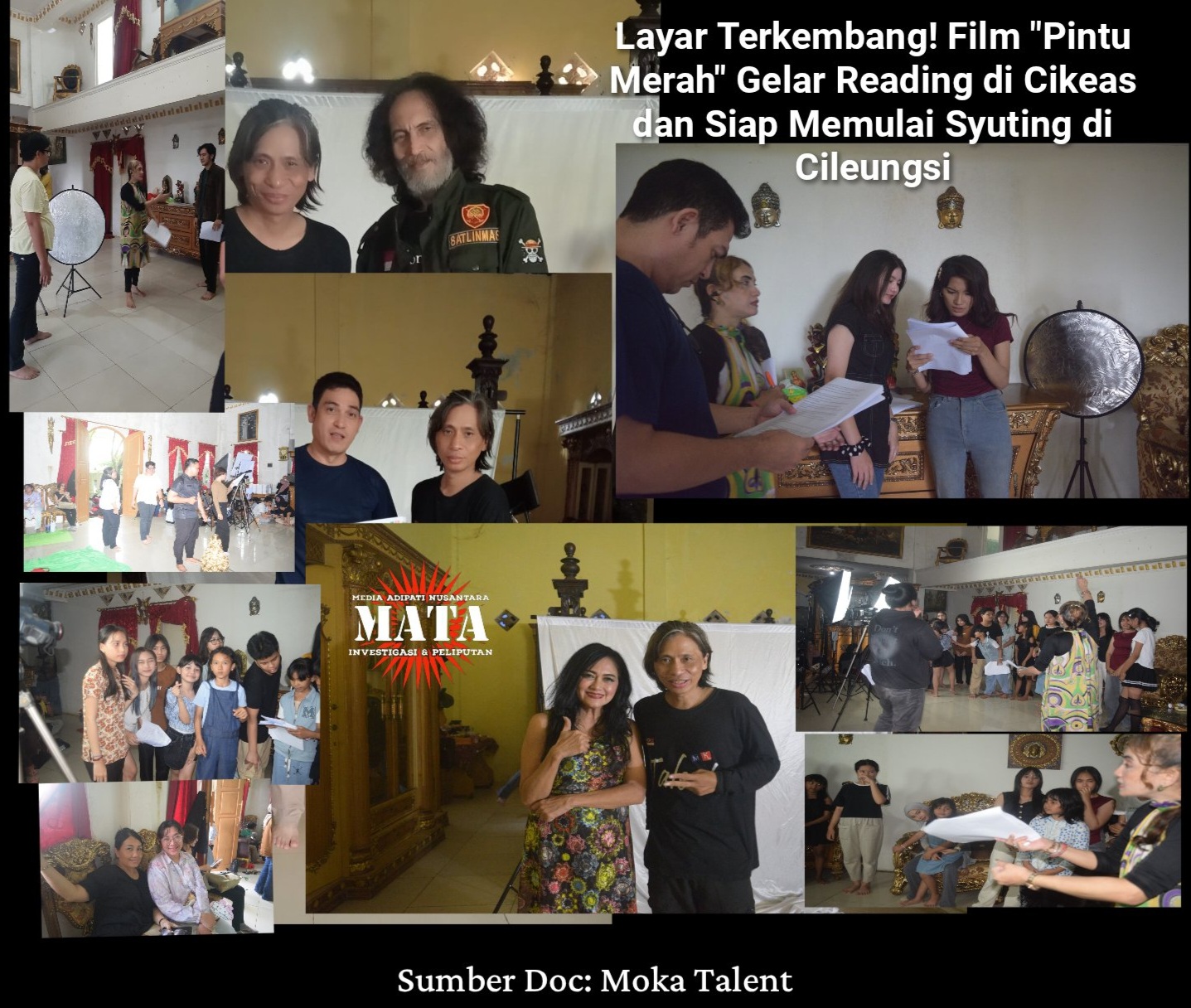Layar Terkembang! Film “Pintu Merah” Gelar Reading di Cikeas dan Siap Memulai Syuting di Cileungsi