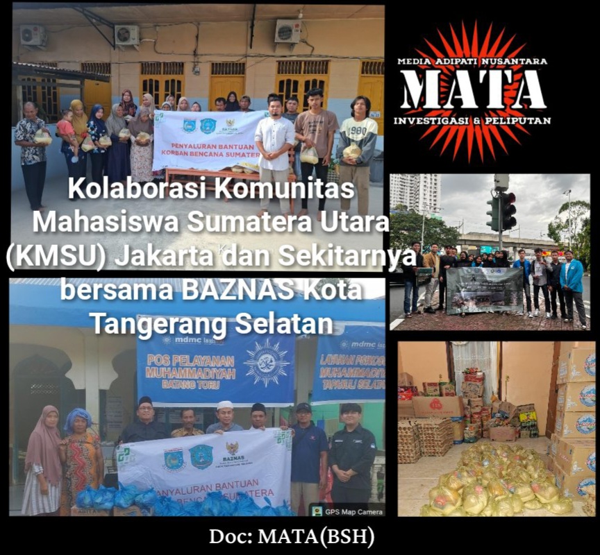 Kolaborasi Komunitas Mahasiswa Sumatera Utara (KMSU) Jakarta dan Sekitarnya bersama BAZNAS Kota Tangerang Selatan