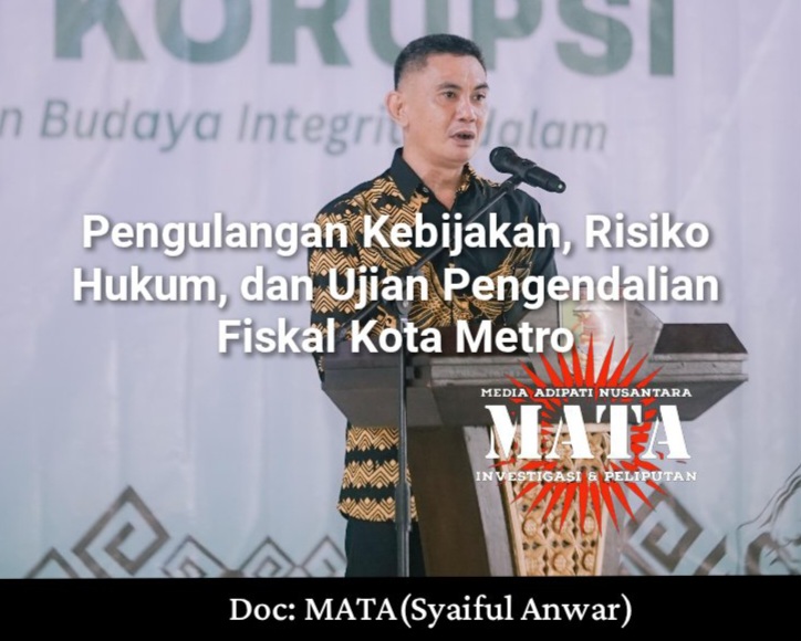 Pengulangan Kebijakan, Risiko Hukum, dan Ujian Pengendalian Fiskal Kota Metro