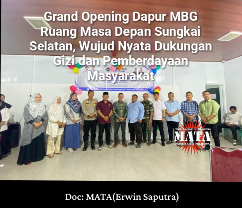 Grand Opening Dapur MBG Ruang Masa Depan Sungkai Selatan, Wujud Nyata Dukungan Gizi dan Pemberdayaan Masyarakat