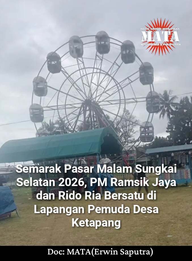 Semarak Pasar Malam Sungkai Selatan 2026, PM Ramsik Jaya dan Rido Ria Bersatu di Lapangan Pemuda Desa Ketapang