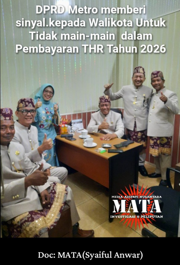 DPRD Metro memberi sinyal kepada Walikota Untuk Tidak main-main  dalam Pembayaran THR Tahun 2026