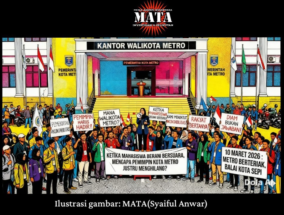 KETIKA MAHASISWA BERANI BERSUARA, MENGAPA PEMIMPIN KOTA METRO JUSTRU MENGHILANG?