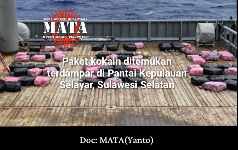 Paket kokain ditemukan terdampar di Pantai Kepulauan Selayar, Sulawesi Selatan