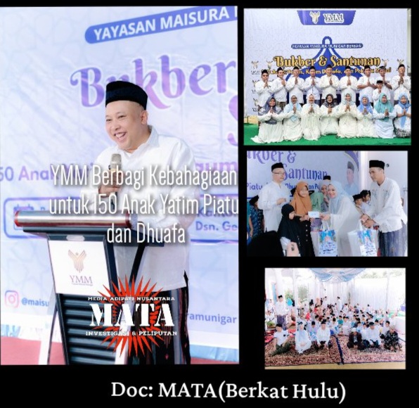 YMM Berbagi Kebahagiaan untuk 150 Anak Yatim Piatu dan Dhuafa