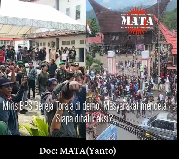 Miris BPS Gereja Toraja di demo,Masyarakat mencela Siapa dibalik aksi?