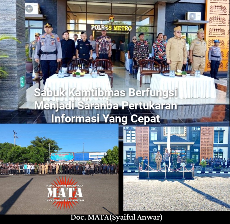 Sabuk Kamtibmas Berfungsi Menjadi Saranba Pertukaran Informasi Yang Cepat