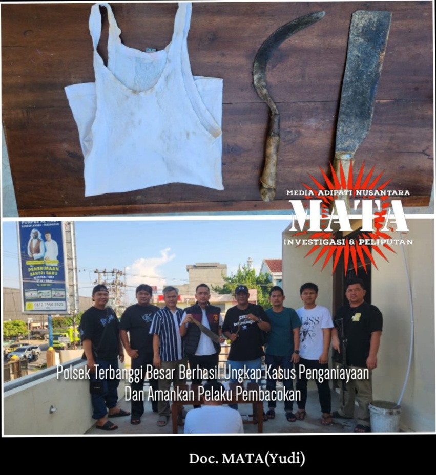 Polsek Terbanggi Besar Berhasil Ungkap Kasus Penganiayaan Dan Amankan Pelaku Pembacokan