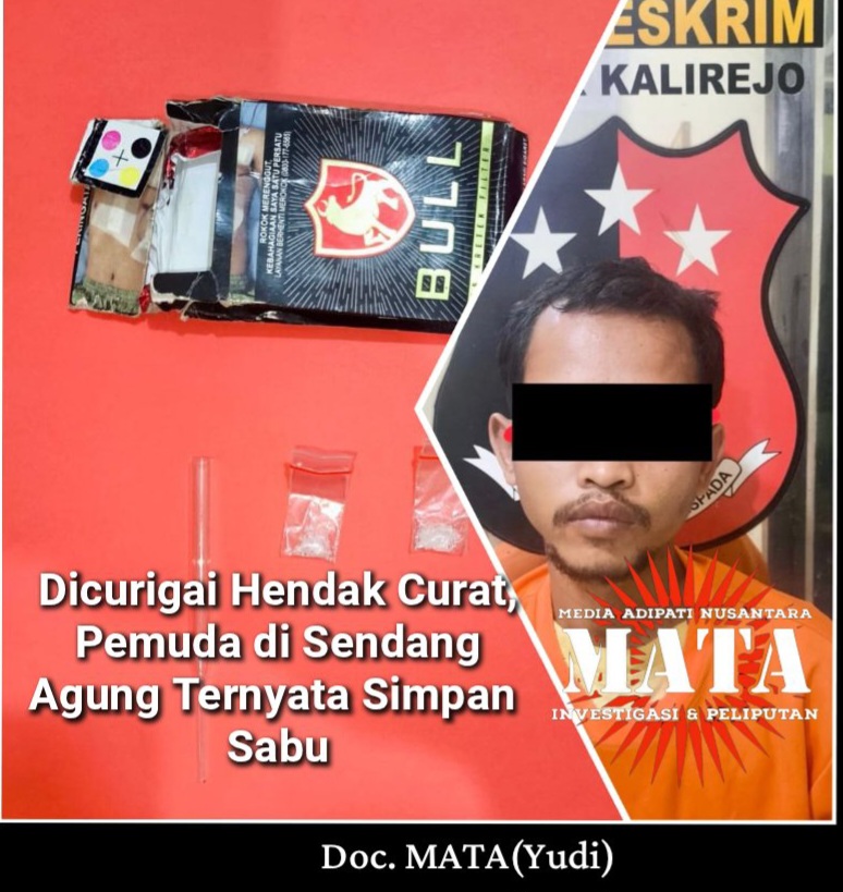 Dicurigai Hendak Curat, Pemuda di Sendang Agung Ternyata Simpan Sabu