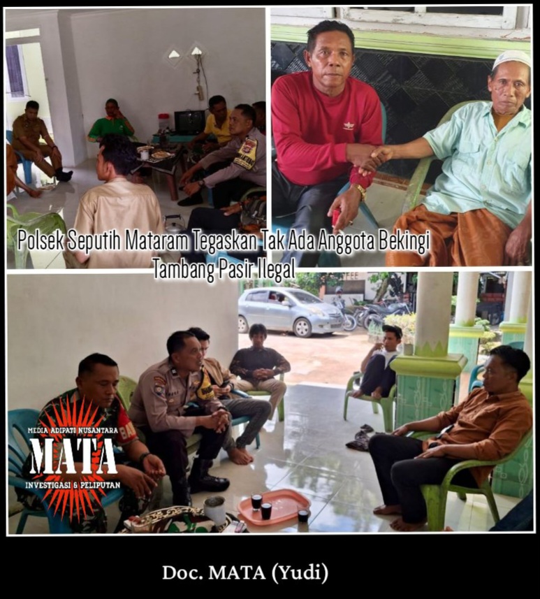Polsek Seputih Mataram Tegaskan Tak Ada Anggota Bekingi Tambang Pasir Ilegal