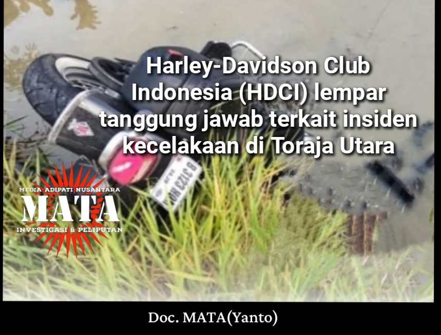 Harley-Davidson Club Indonesia (HDCI) lempar tanggung jawab terkait insiden kecelakaan di Toraja Utara