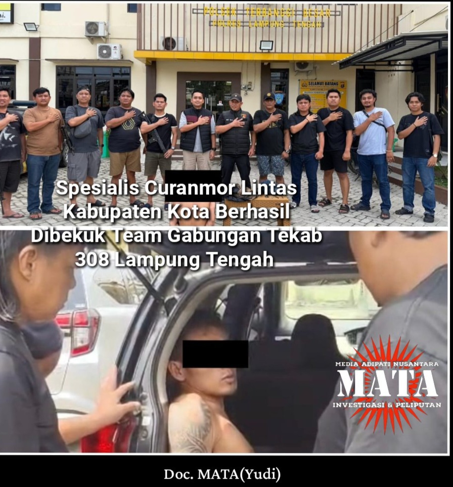 Spesialis Curanmor Lintas Kabupaten Kota Berhasil Dibekuk Team Gabungan Tekab 308 Lampung Tengah