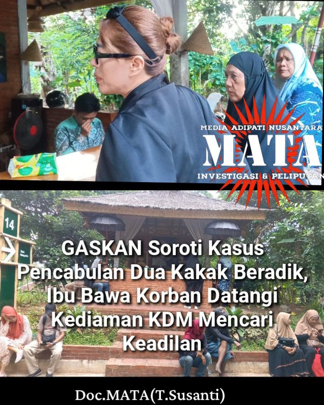 GASKAN Soroti Kasus Pencabulan Dua Kakak Beradik, Ibu Bawa Korban Datangi Kediaman KDM Mencari Keadilan