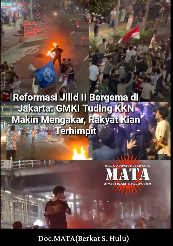 Reformasi Jilid II Bergema di Jakarta: GMKI Tuding KKN Makin Mengakar, Rakyat Kian Terhimpit