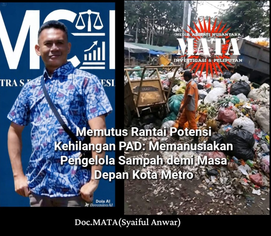 Memutus Rantai Potensi Kehilangan PAD: Memanusiakan Pengelola Sampah demi Masa Depan Kota Metro