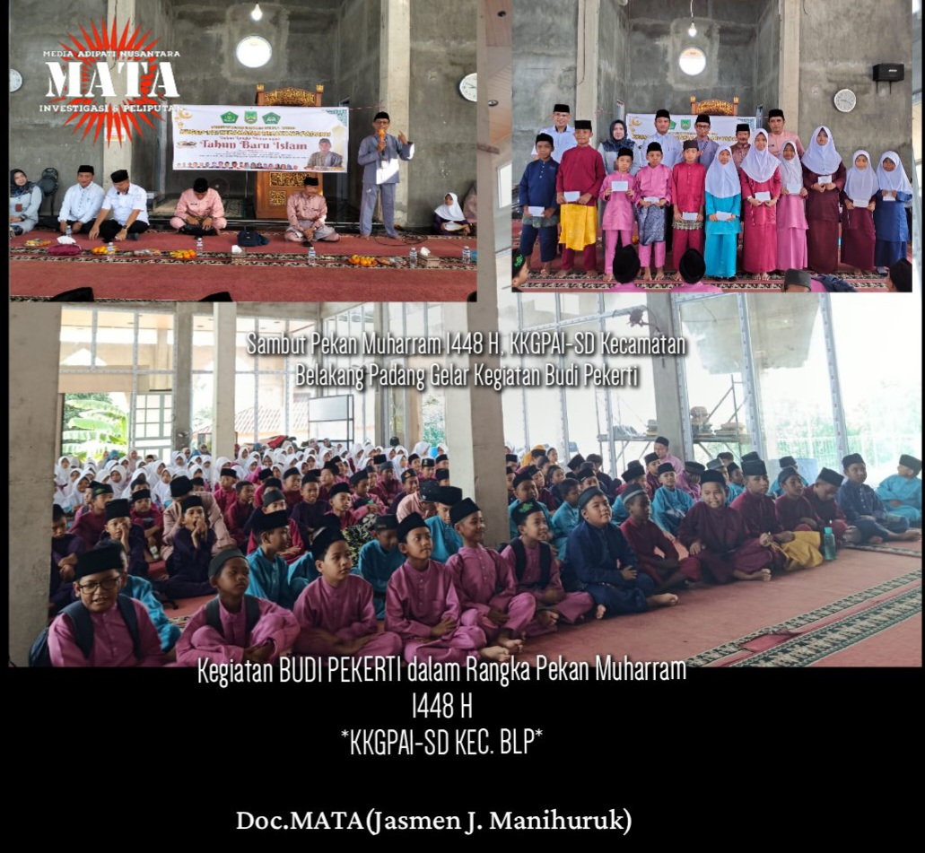 Sambut Pekan Muharram 1448 H, KKGPAI-SD Kecamatan Belakang Padang Gelar Kegiatan Budi Pekerti