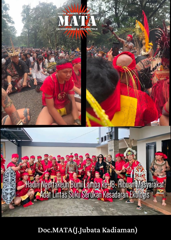 Hadiri Ngertakeun Bumi Lamba ke-18, Ribuan Masyarakat Adat Lintas Suku Serukan Kesadaran Ekologis