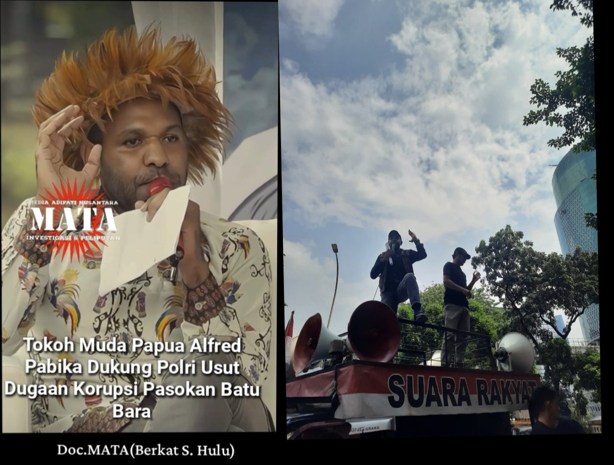 Tokoh Muda Papua Alfred Pabika Dukung Polri Usut Dugaan Korupsi Pasokan Batu Bara