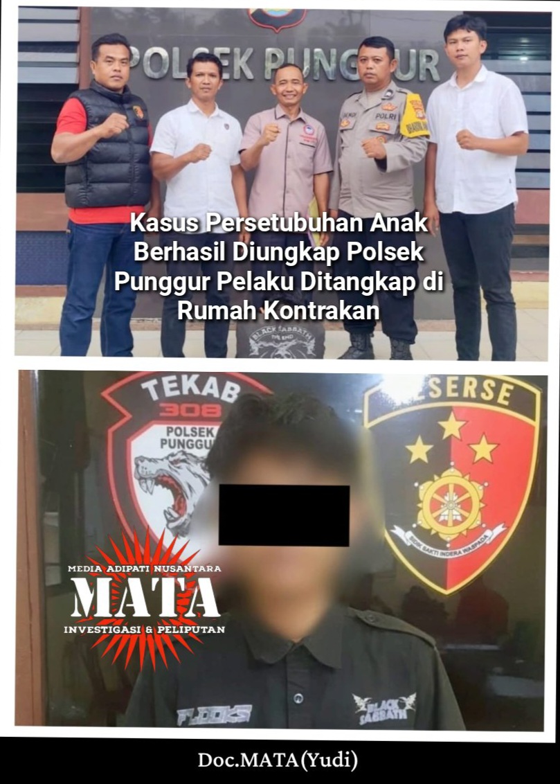 Kasus Persetubuhan Anak Berhasil Diungkap Polsek Punggur Pelaku Ditangkap di Rumah Kontrakan